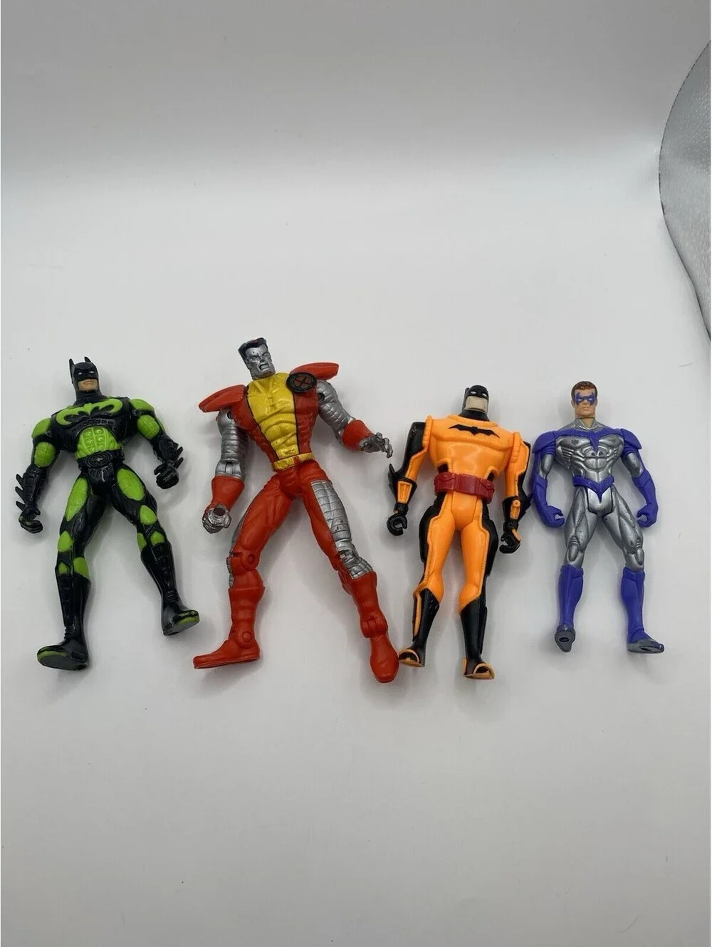 Marvel 4 Figure Toy Lot X-men Batman Vintage